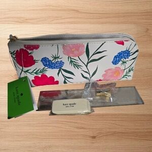 Kate Spade New York Floral Pencil Case Set